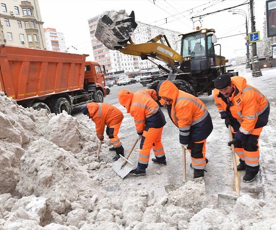 Уборка снега в Кинешме и  Ивановской области